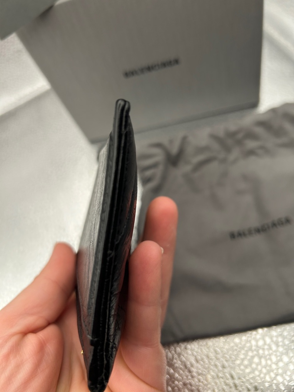 Balenciaga Crush Long Coin And Card Holder Quilted - Picture 8 of 10